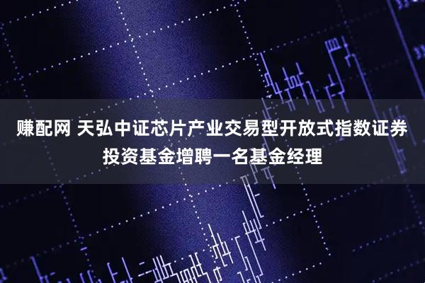 赚配网 天弘中证芯片产业交易型开放式指数证券投资基金增聘一名基金经理
